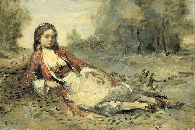 Jean-Baptiste Camille Corot Algerienne china oil painting image